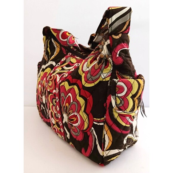 NEW Vera Bradley Med Hobo Crossbody Bag Retired Puccini Print - Picture 4 of 11